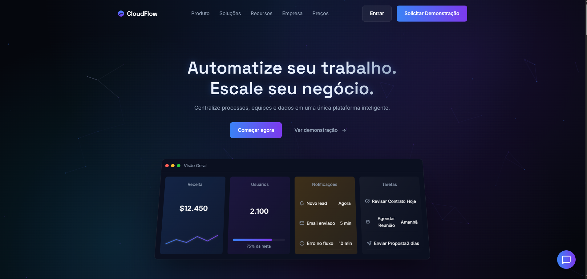 Screenshot do Plano Premium